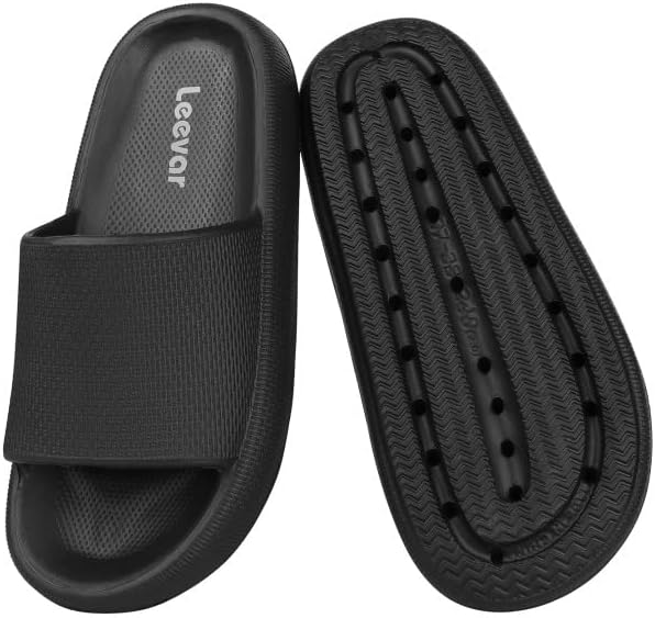Leevar Cloud Slides for Women and Men - Soft, Comfy, Relax Cloud Slippers, Thick...
