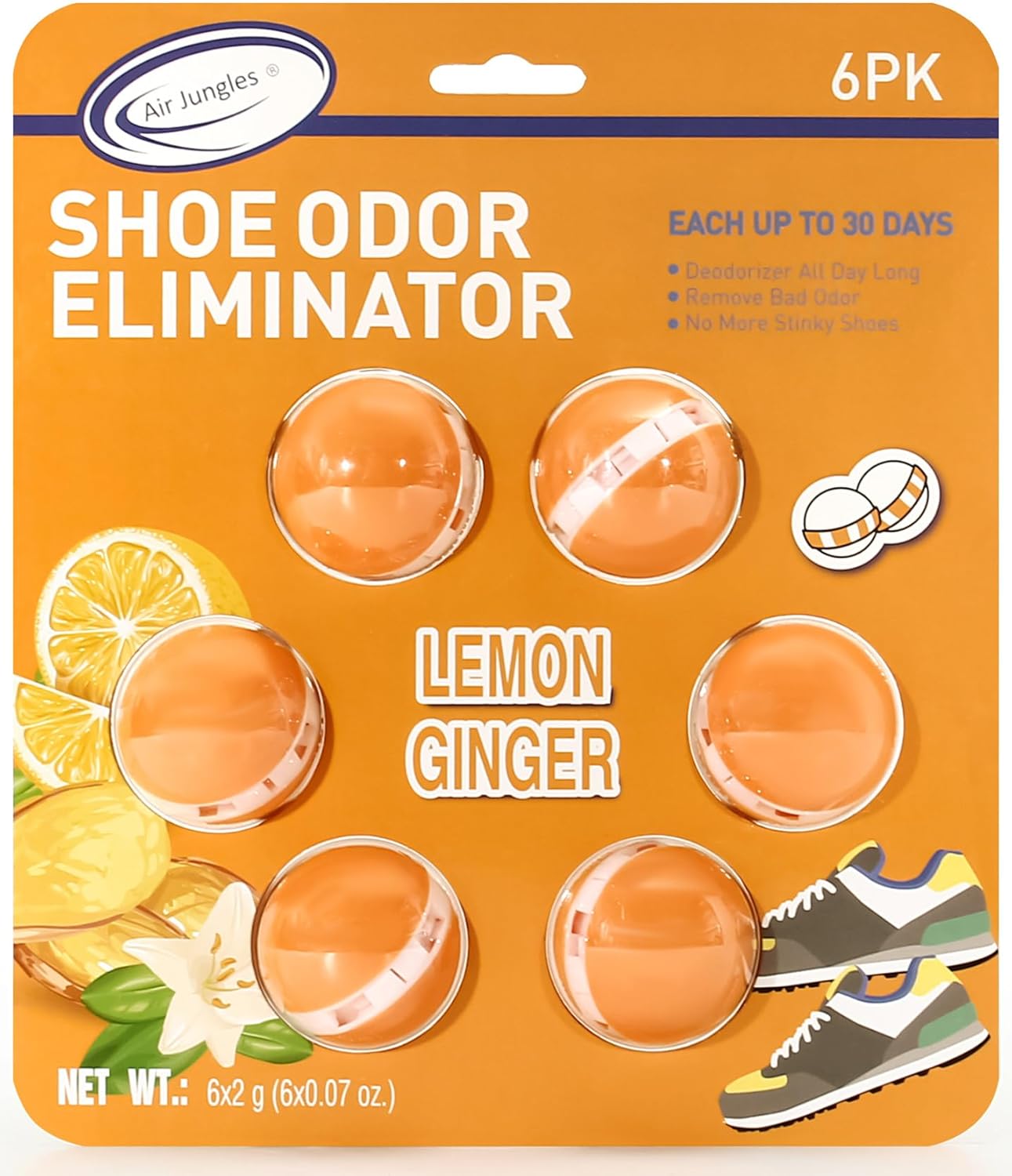 Air Jungles Odor Deodorizer Balls, Special Natural Tea Polyphenols and Essential...