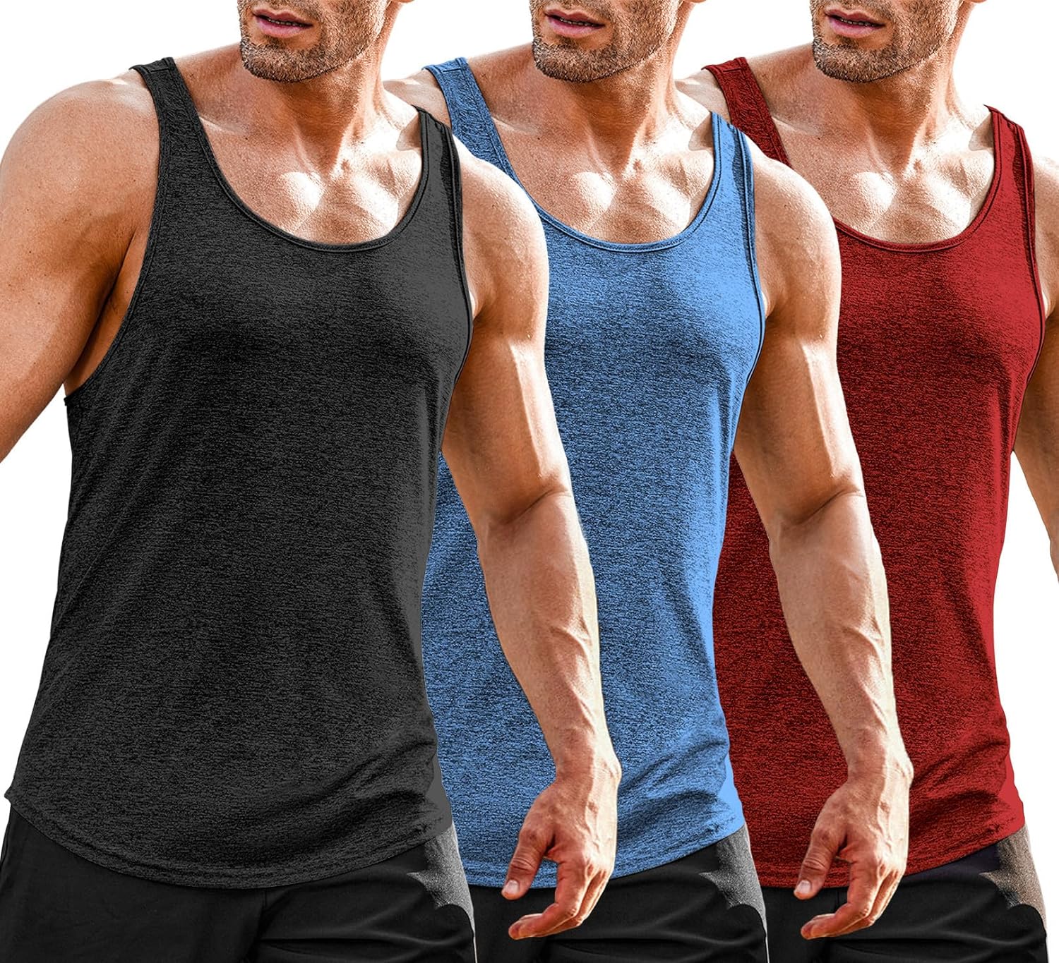 COOFANDY Men's Gym Tank Tops, High-Quality Workout Muscle Tee for Training, Inno...