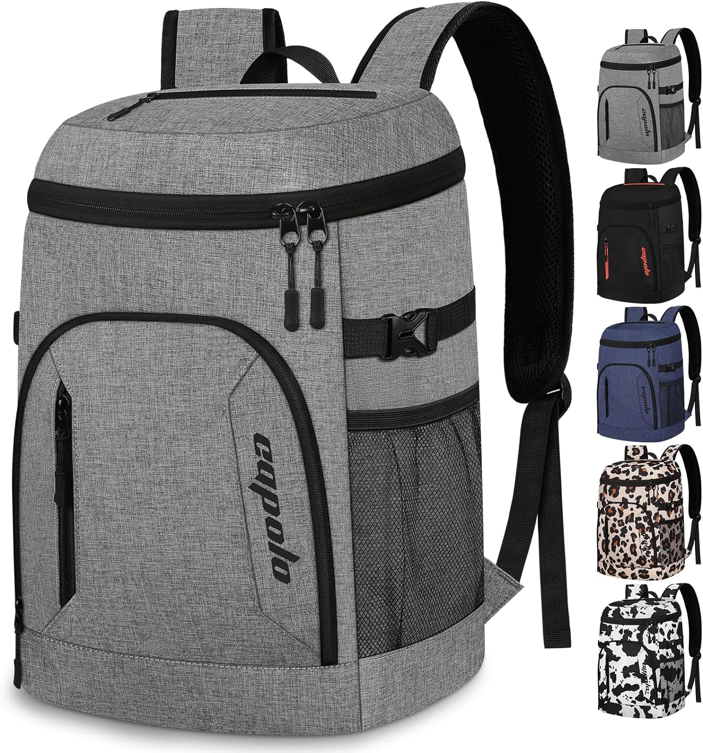 Capolo Cooler Backpack 30 Cans, Insulated Backpack Cooler Leak Proof Large Capac...