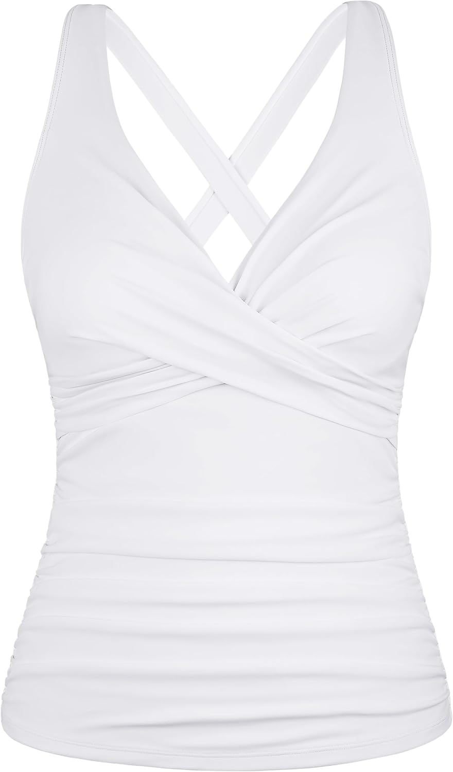 Firpearl Women Underwire Tankini, Special Swimwear for Big Busted, Unique V Neck...