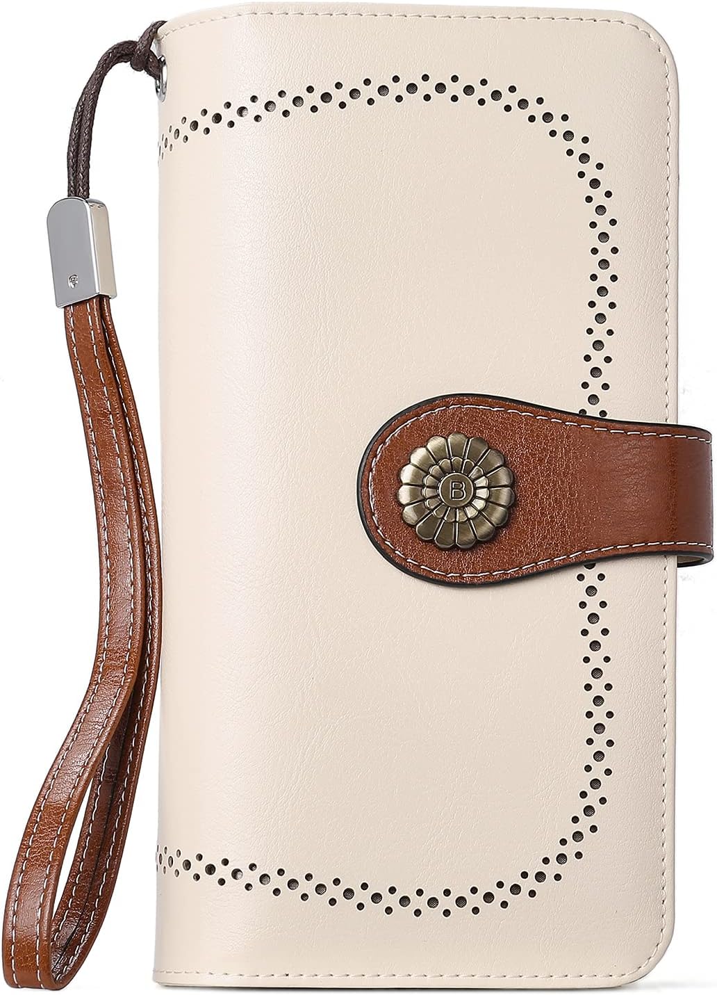 BOSTANTEN Womens Wallet, Special Genuine Leather Large Capacity Wristlet Clutch...
