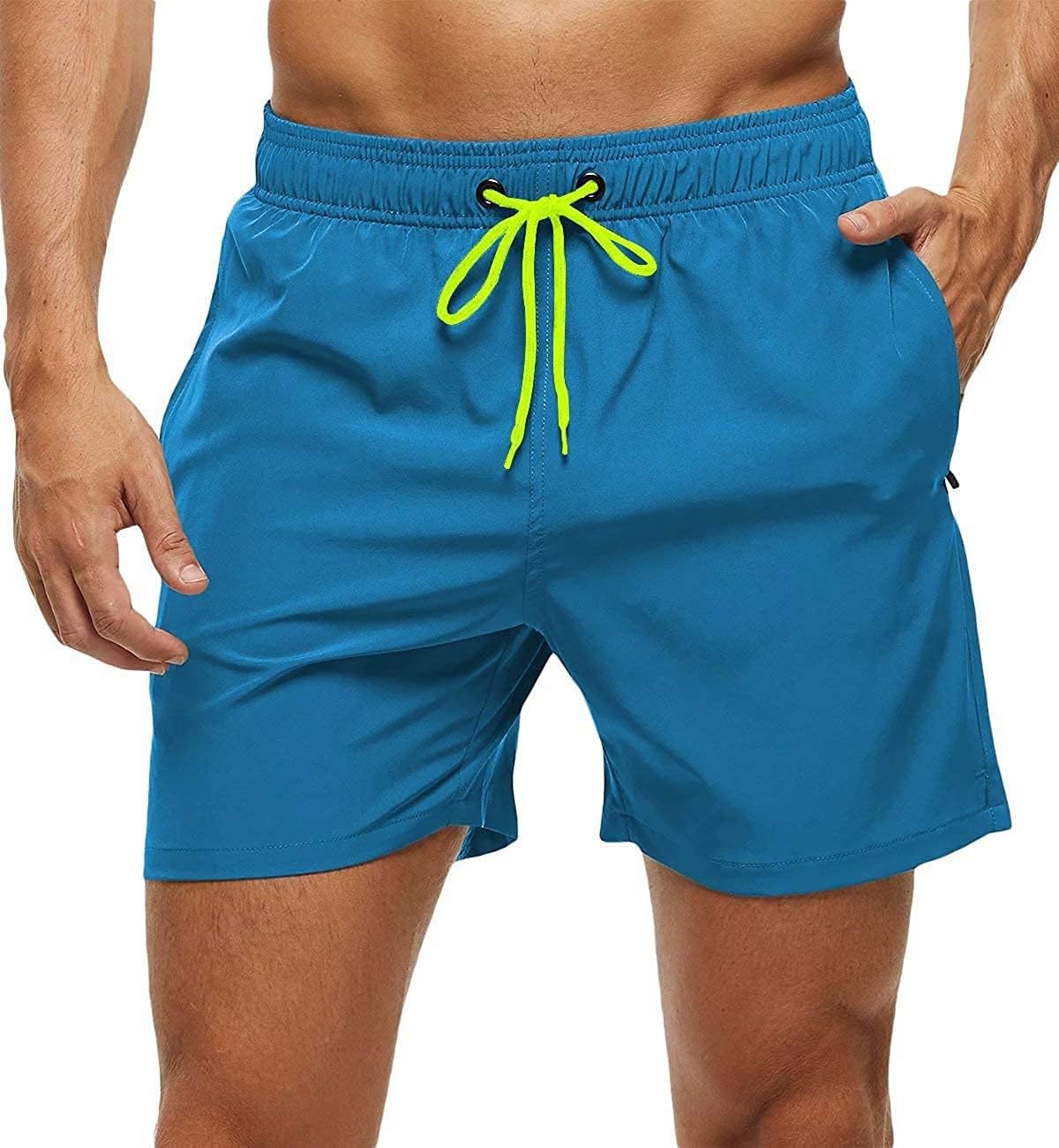 YuKaiChen Men's Swimming Trunks Quick Dry Beach Shorts Casual Running Gym Shorts...