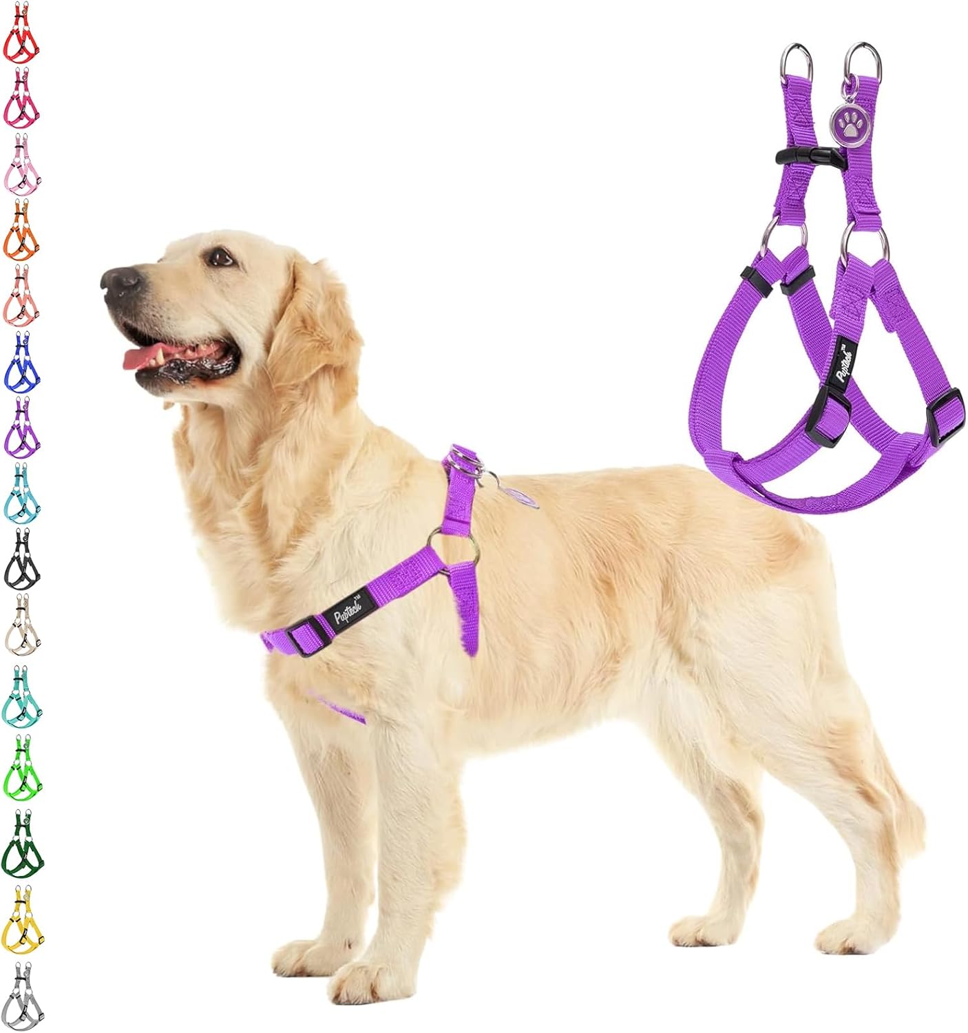 PUPTECK No Pull Dog Harness, Special Adjustable Puppy Vest, Innovative Soft Nylo...
