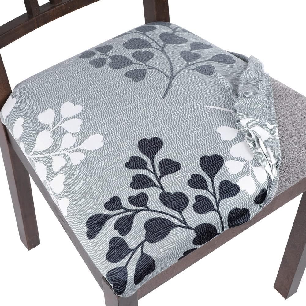 SearchI Seat Covers, Unique Dining Room Chair Seat Covers, Special Set of 6 Stre...