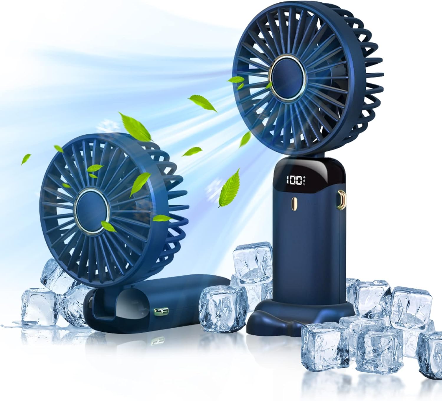 mebiusyhc Portable Personal Fan,Mini Handheld Fan,Hanging Neck Fan 90° Adjustabl...
