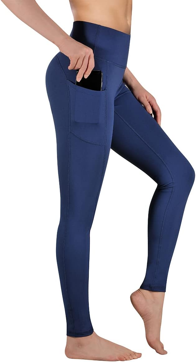 GIMDUMASA Leggings for Women Gym Yoga Pants with Pockets High Waist Workout Runn...