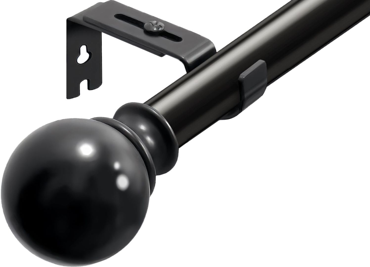 Extendable Curtain Rail, Adjustable Curtain Rail, Stainless Steel Telescopic Rod...