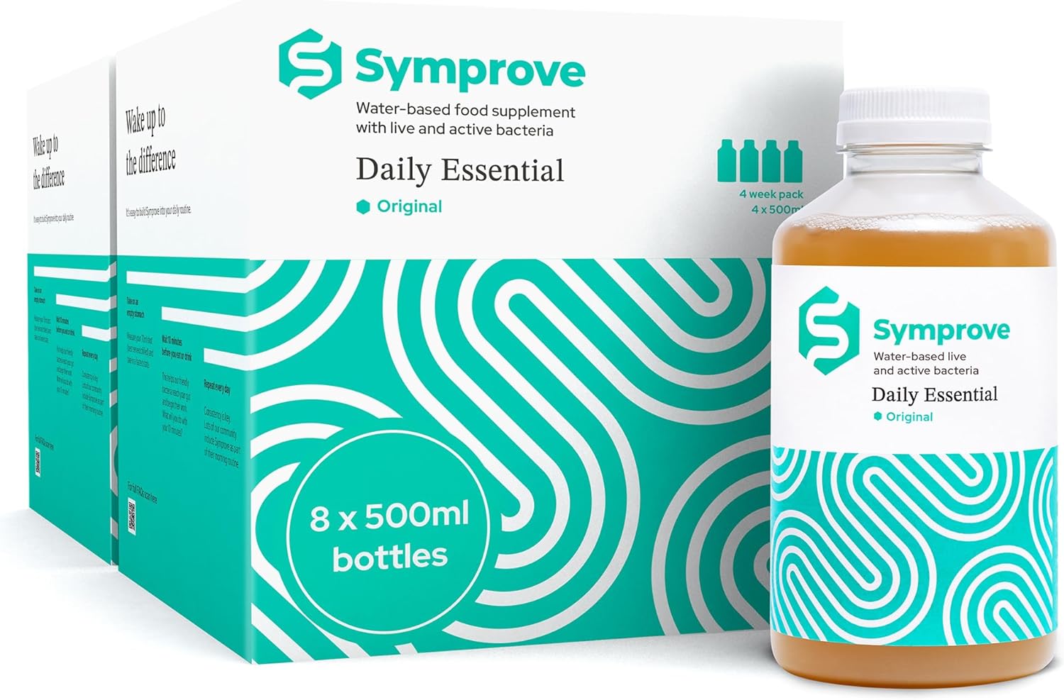 Symprove Original 8-Week Pack | Daily Essential Gut Health Supplement | Probioti...