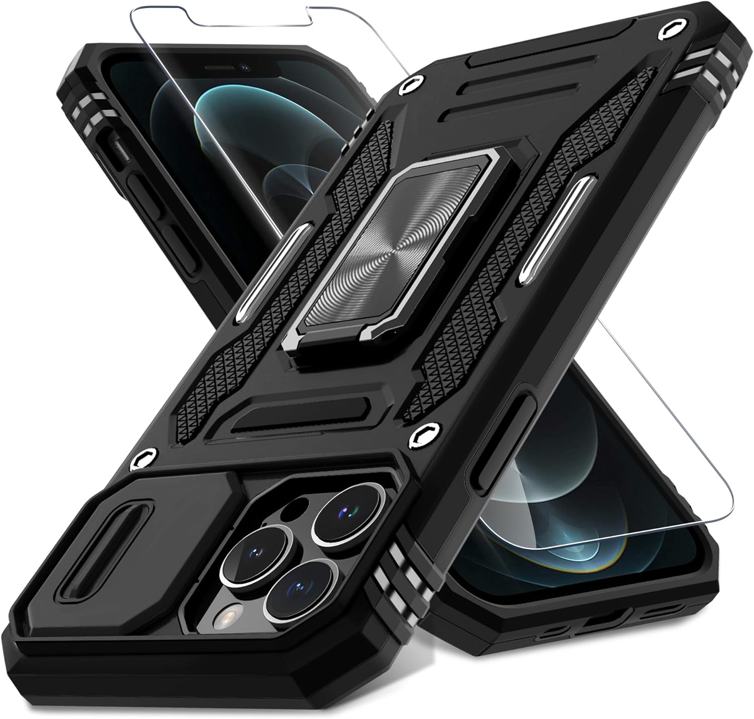 DEERLAMN Case, Special Case for iPhone 13 Pro Max with Slide Camera Cover, Innov...
