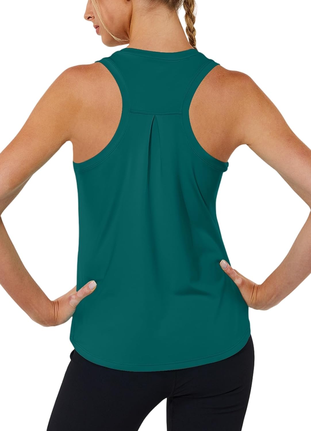 Workout Tank Tops for Women Racerback Tops Sleeveless Running Shirts Loose Fit A...