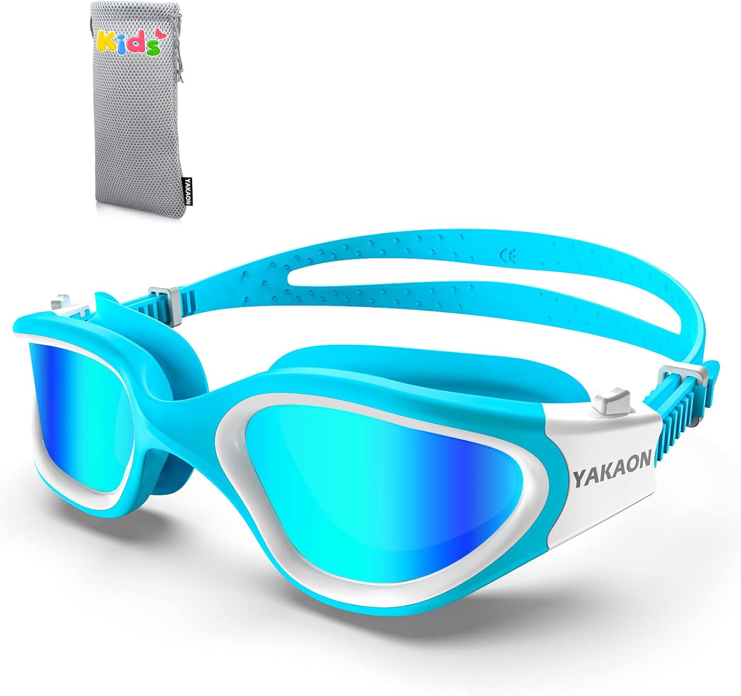YAKAON Kids Swim Goggles, G1Mini Comfortable Polarized/Non-Polarized Anti-Fog Sw...