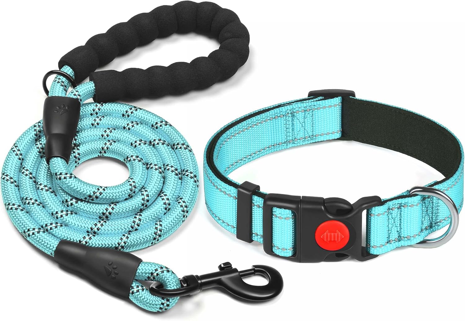 Haapaw Reflective Dog Collar, Special Padded Dog Collar with Soft Neoprene, Brea...