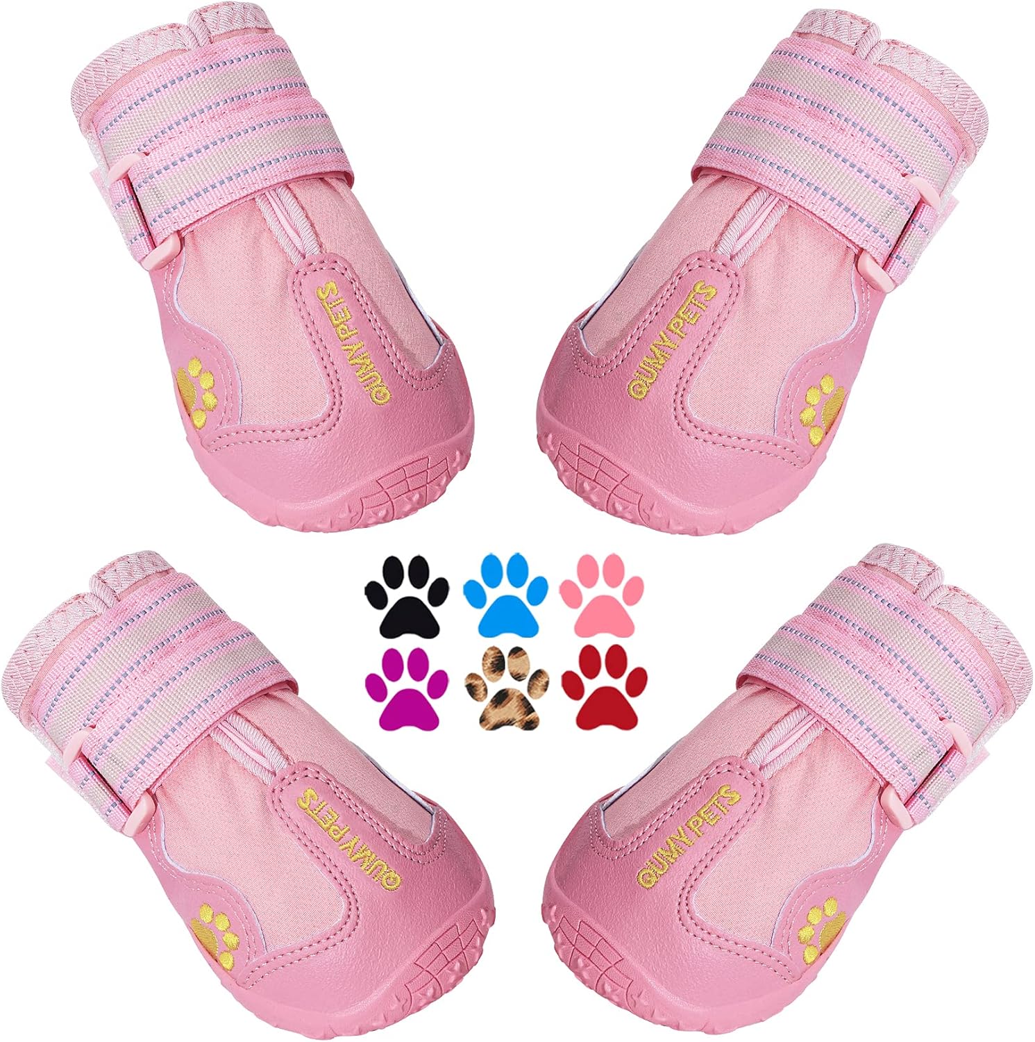 QUMY Dog Shoes for Large Dog, Special Medium Dogs Boots, Innovative Pet Footwear