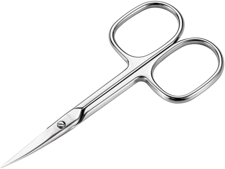 LIVINGO Curved Nail Scissors, Premium Scissors for Rust-Proof Stainless Steel Sh...