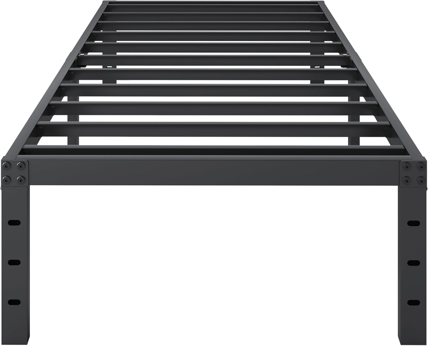 Bed Frame Twin, 18 Inch Metal Twin Platform Bed Frame No Box Spring Needed, Matt...