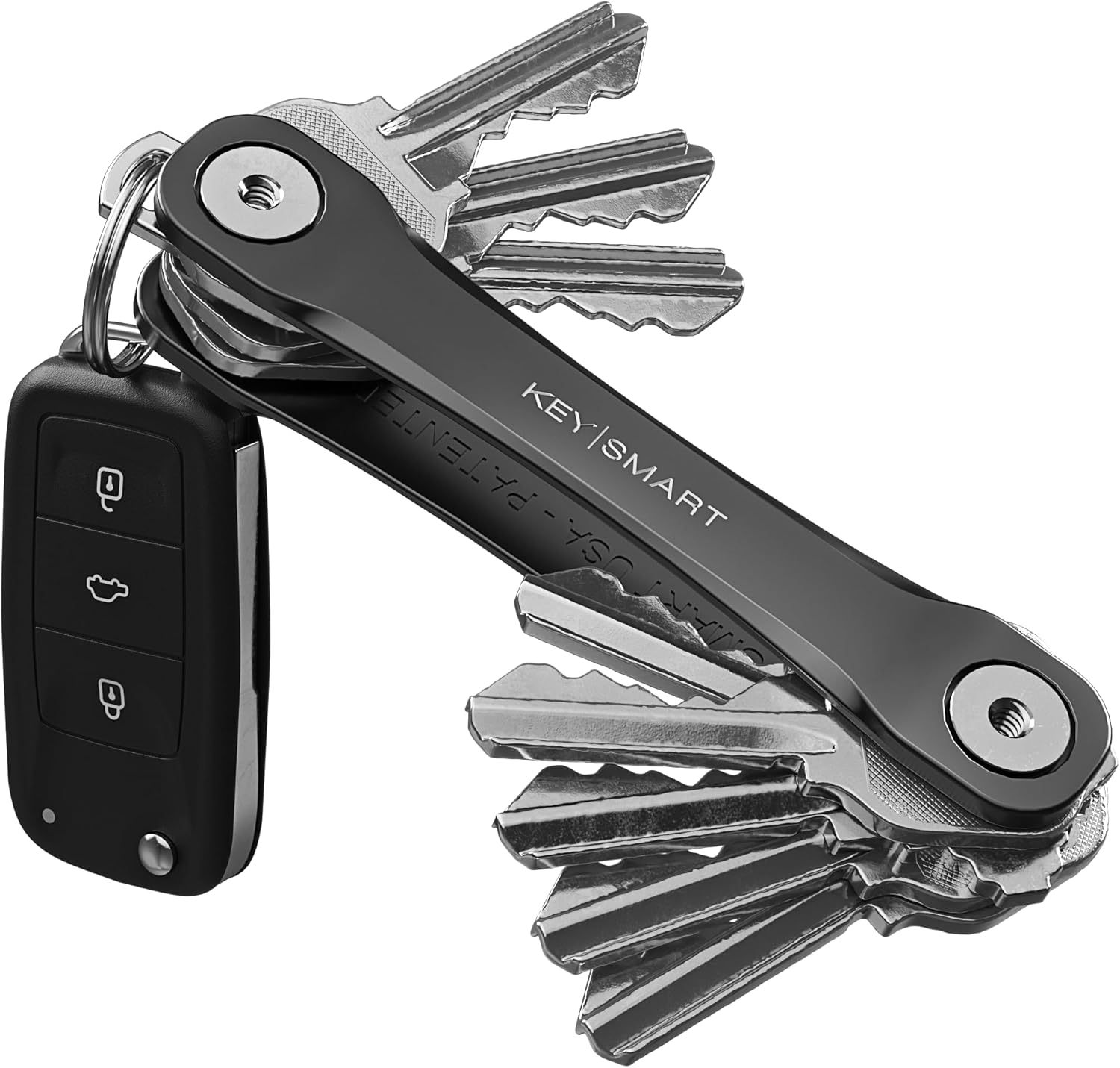 KEYSMART Flex Key Holder, Special Key Organizer Key Chain, Compact and Pocket-Si...
