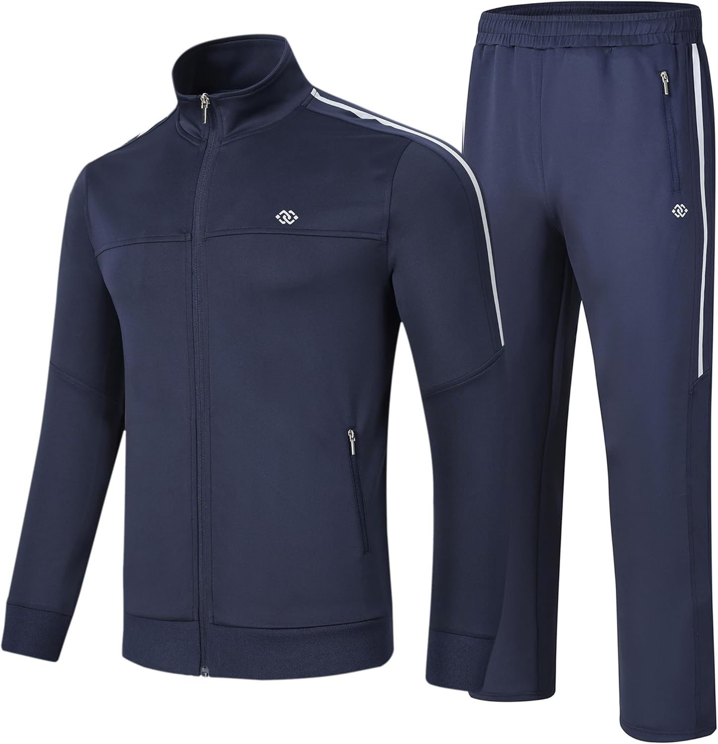 MoFiz Men's Tracksuits Set Gym Jogging Top Bottoms Joggers Workout Fitness Runni...