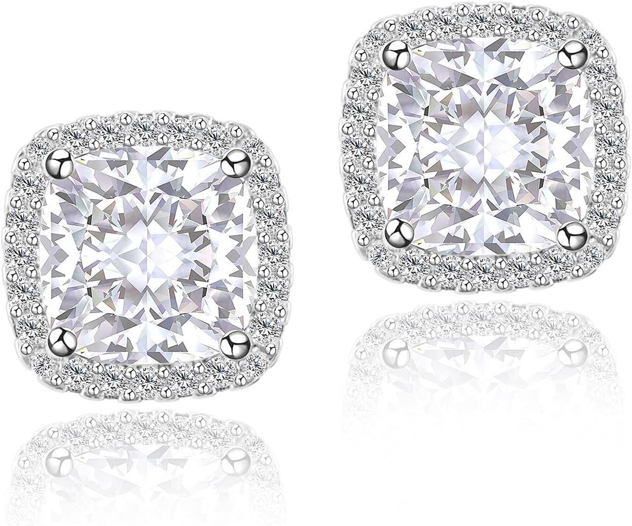 YOMELA Earrings, Special Cubic Zirconia Earrings Studs, Affordable CZ Stud Earri...