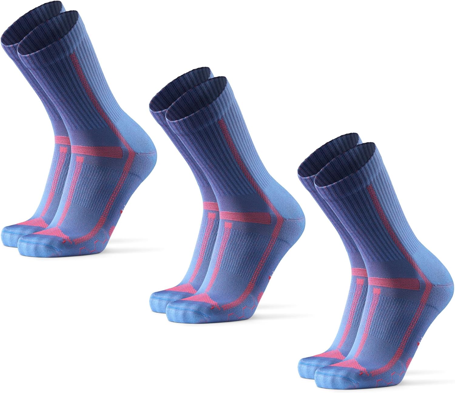 DANISH ENDURANCE Cushioned Running Socks, Special Running Socks for Long Distanc...