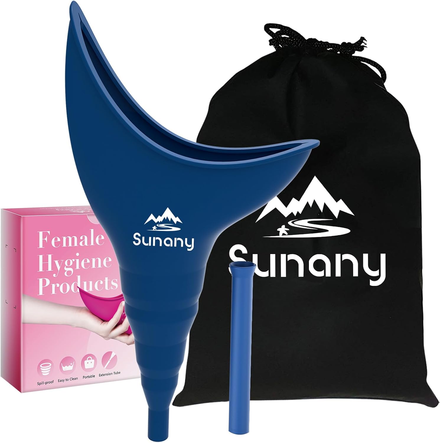 Female Urination Device, Special Female Urinal Silicone Funnel, Innovative Porta...