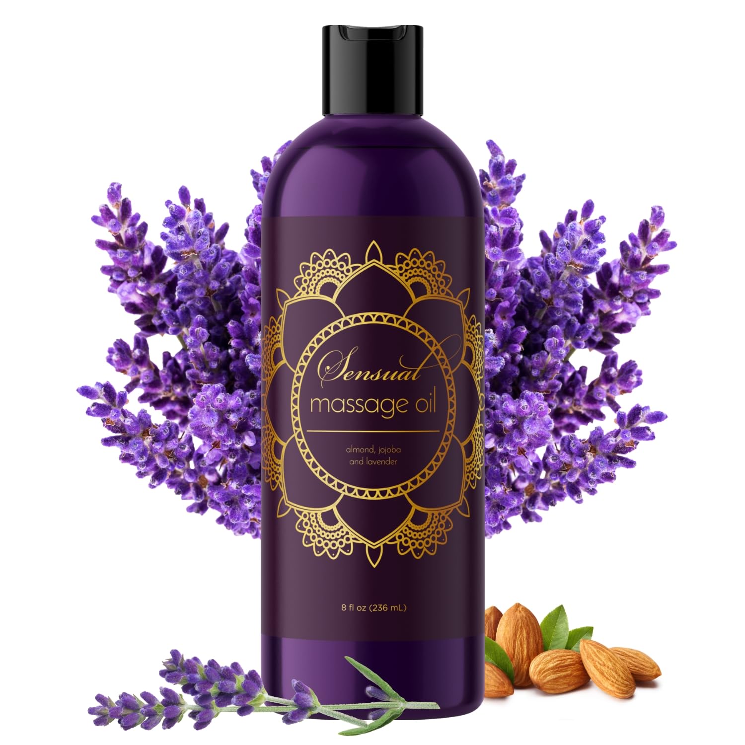 Aromatherapy Sensual Massage Oil for Couples - Relaxing Full Body Massage Oil fo...
