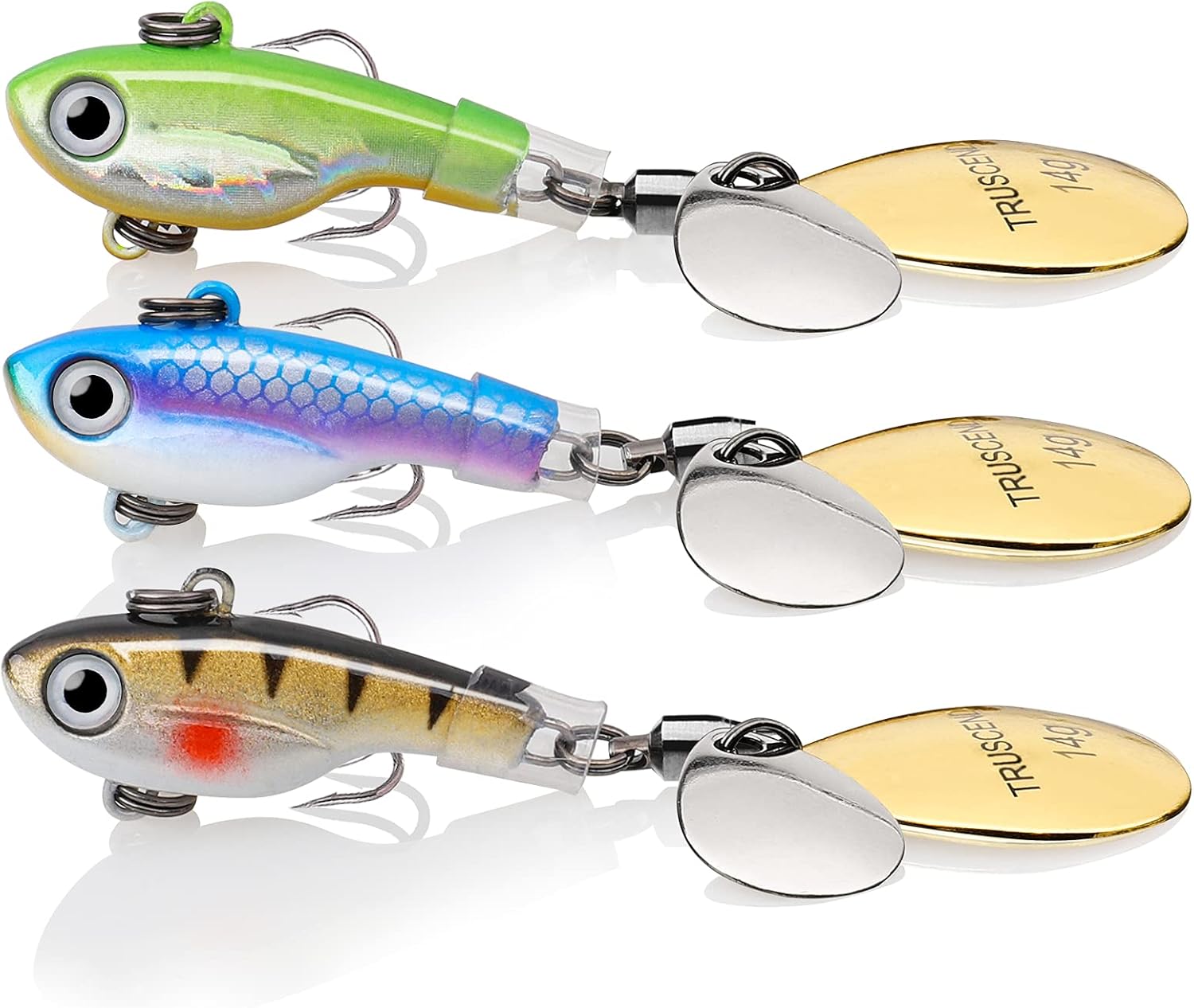 TRUSCEND Fishing Spinners, Special Two-Way Spinning Spoons System, Innovative Ro...