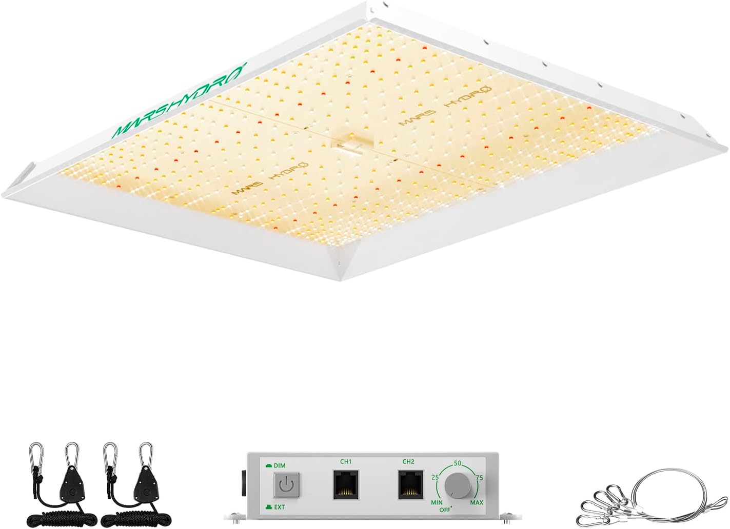 MARS HYDRO 2024 New TSW2000 Led Grow Light 300 Watt Dimmable Daisy Chain Full Sp...