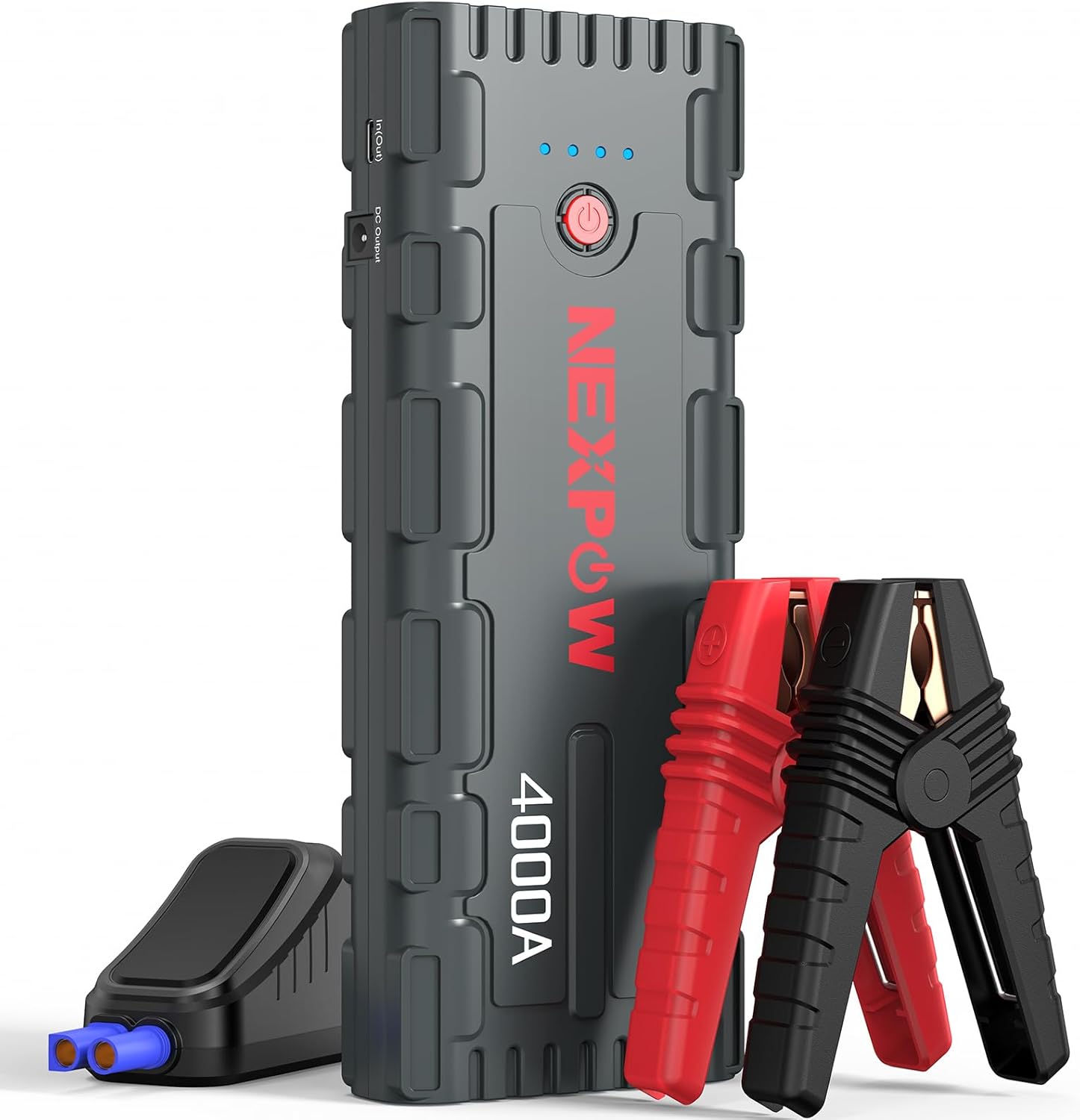 NEXPOW G17 S40 Jump Starter, 4000A Peak Car Battery Jump Starter PD60W Quick Cha...