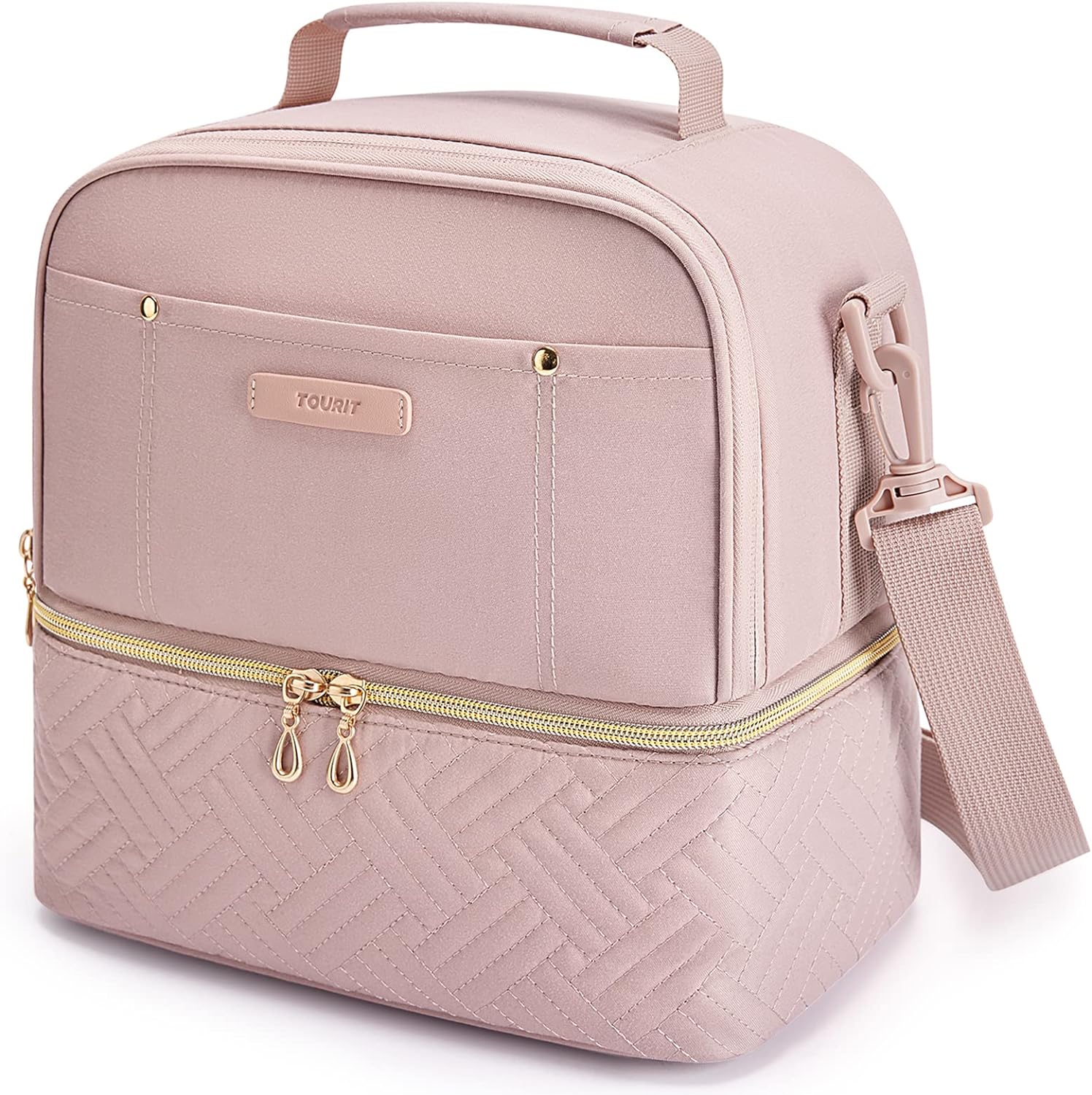 TOURIT Lunch Bag Women Double Deck Lunch Box Insulated Lunch Cooler for Women Me...