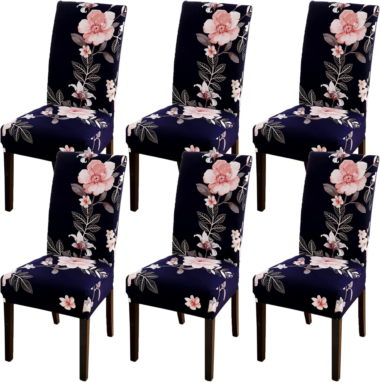 HZDHCLH Chair Covers Set of 4/6 Stretch Modern Chair Slipcovers for Dining Room...