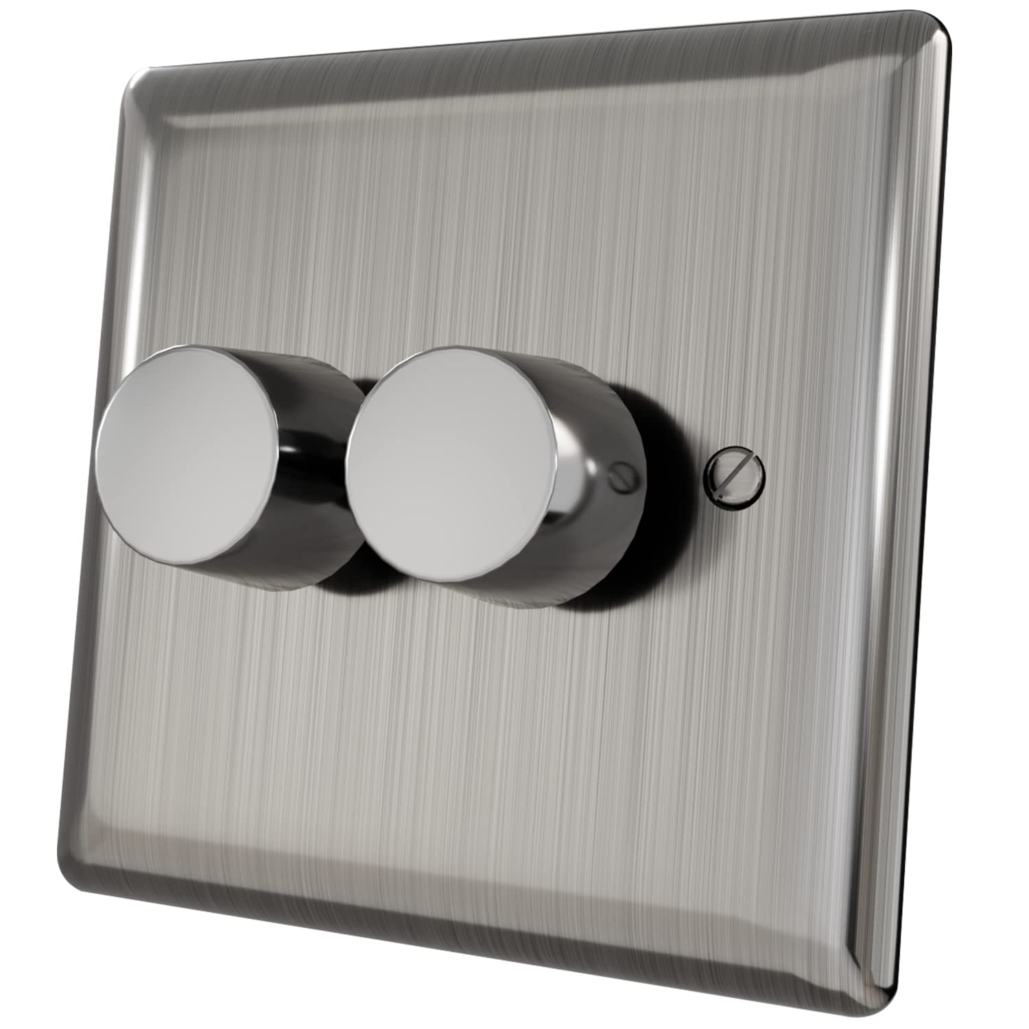 iolloi LED Dimmer Switch 2 Gang 2 Way, Push on/off...