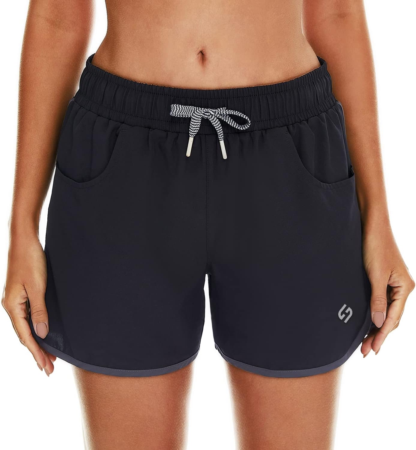 HODOSPORTS Women's Swim Shorts, Special 4" Swim Shorts with Quick Dry Board Shor...