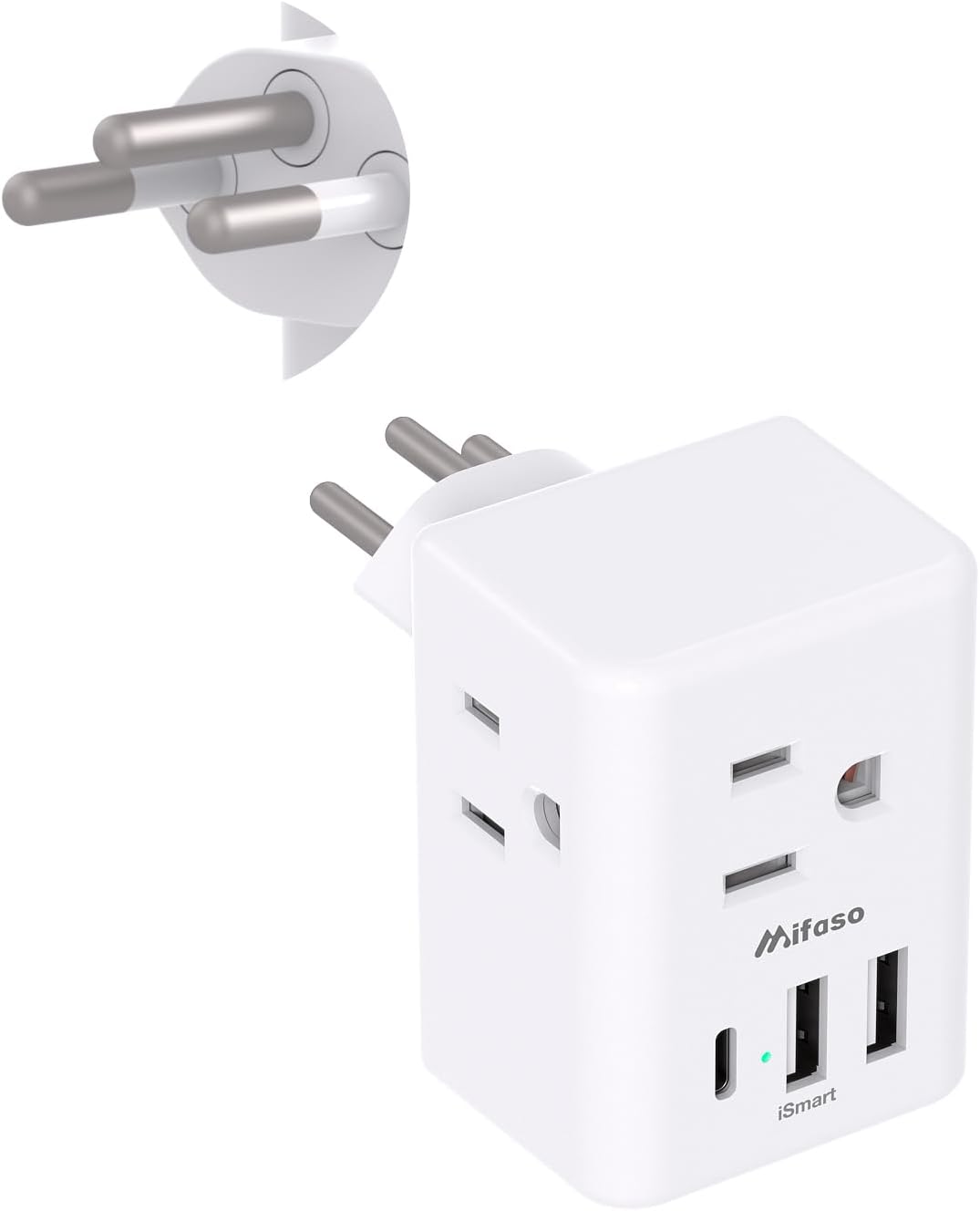 Switzerland Travel Plug Adapter, Reliable Swiss Outlet Adapter with 3 Outlets, V...