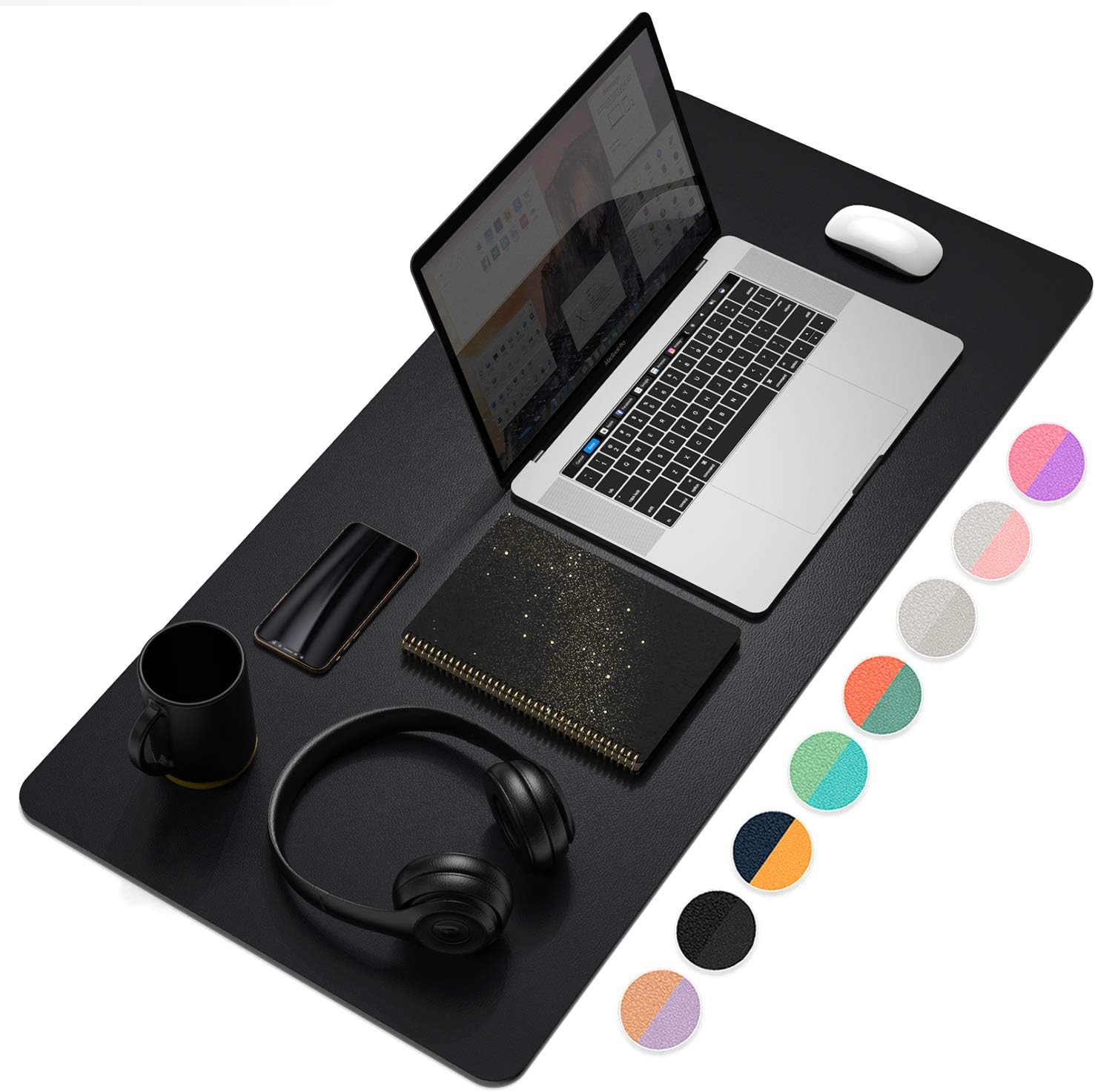 YSAGi Desk Pad, Special Desk Mat for 31.5" x 15.7" Dimensions, High-Quality Leat...