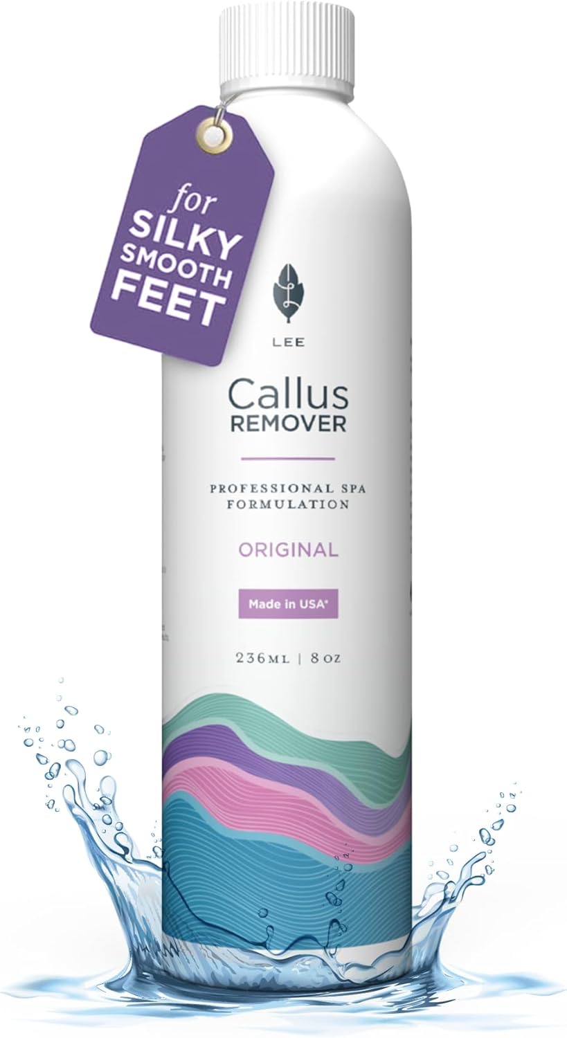 Lee Beauty Professional Callus Remover for Feet - Original, Powerful Formulation...