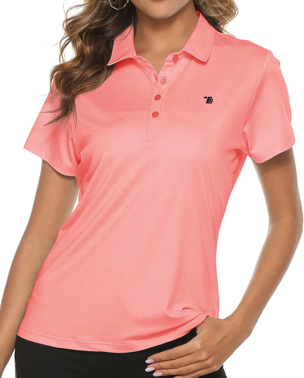 TBMPOY Women's Golf Polo, Special T-Shirts Lightweight, Innovative Moisture Wick...