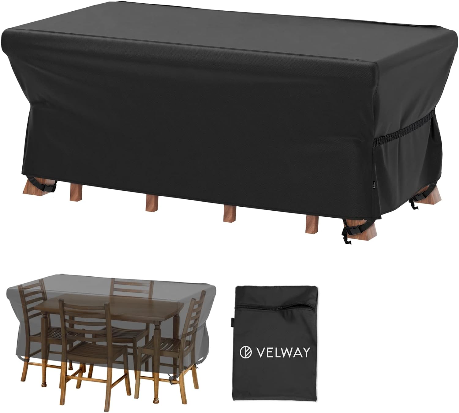 Velway Patio Furniture Cover Outdoor, Special Waterproof Rectangular Patio Table...