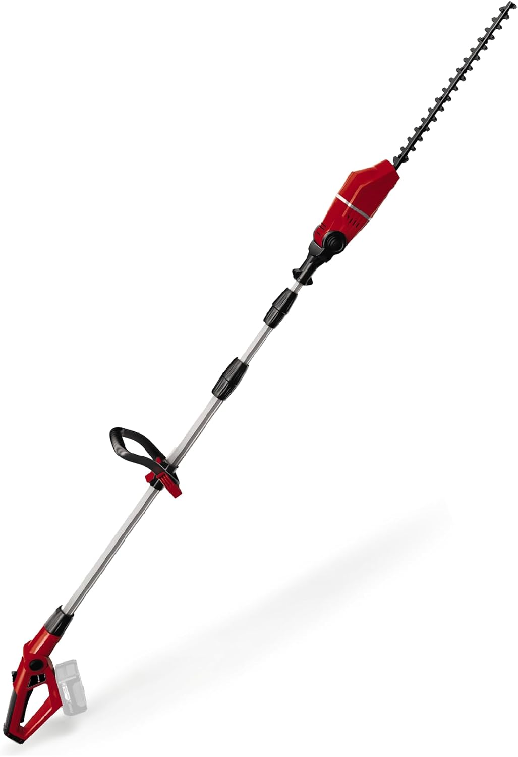 Einhell Power X-Change 18V Cordless Long Reach Hedge Trimmer - Lightweight Teles...
