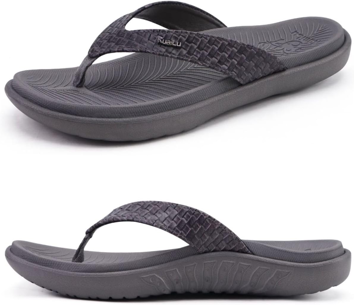 KuaiLu Womens Flip Flops, Special Walking Thong Sandals, Innovative Flip Flops w...