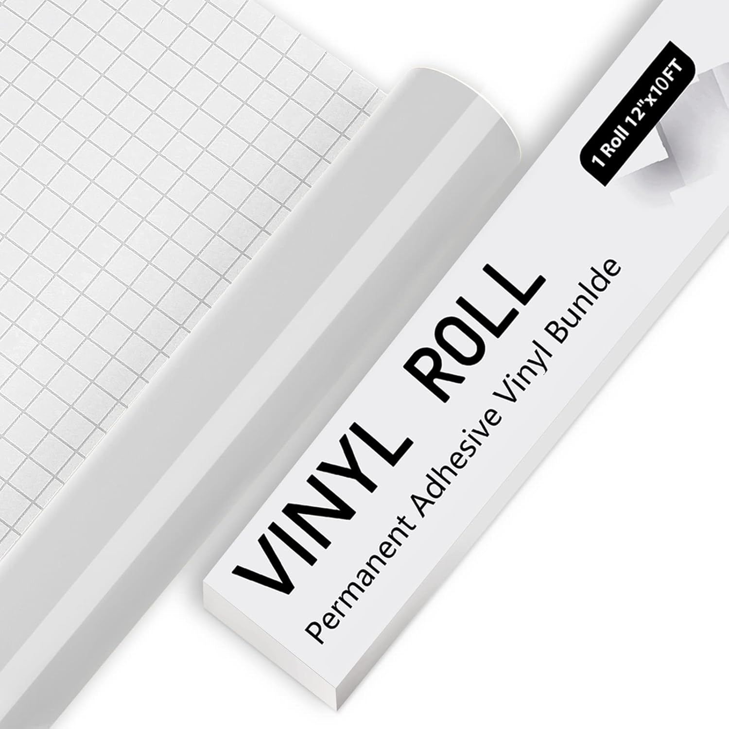 IModeur Silver Vinyl Permanent, 30.5 x 305 cm(12'' x 10 Ft) Silver Permanent Vin...