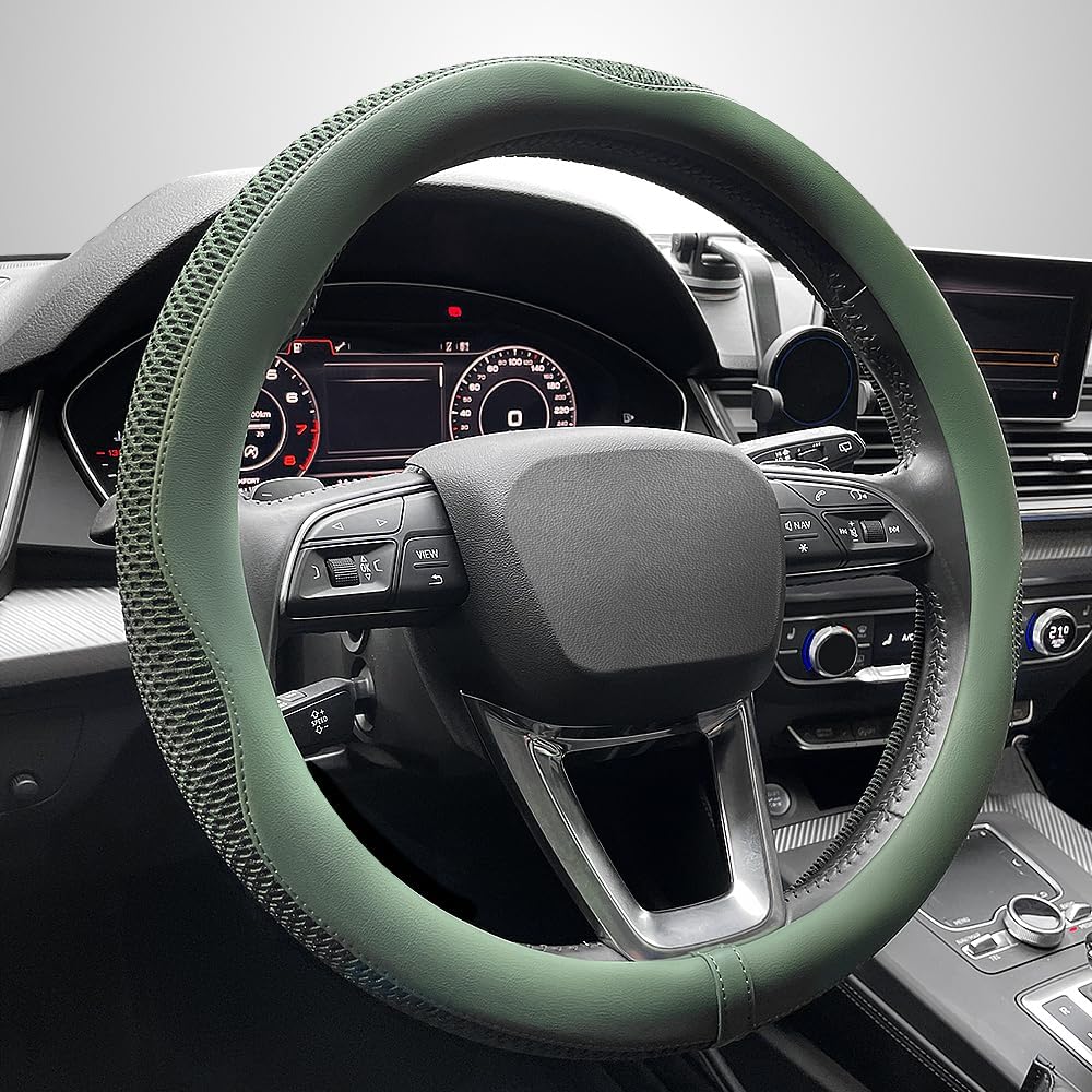 LKWLIKEI Car Steering Wheel Cover, Special Universal 15 Inch Vehicle Accessory,...