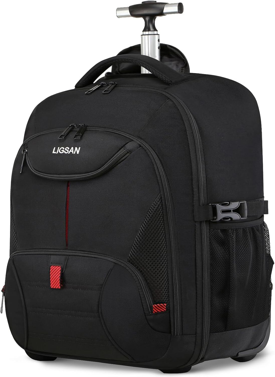 Rolling Backpack, Large Backpack with Wheels for M...