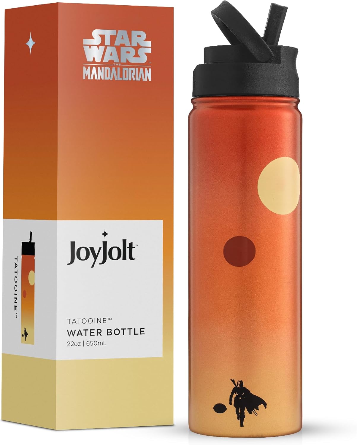 JoyJolt Stainless Steel Water Bottle, Special Water Bottle for Star Wars Fans, I...