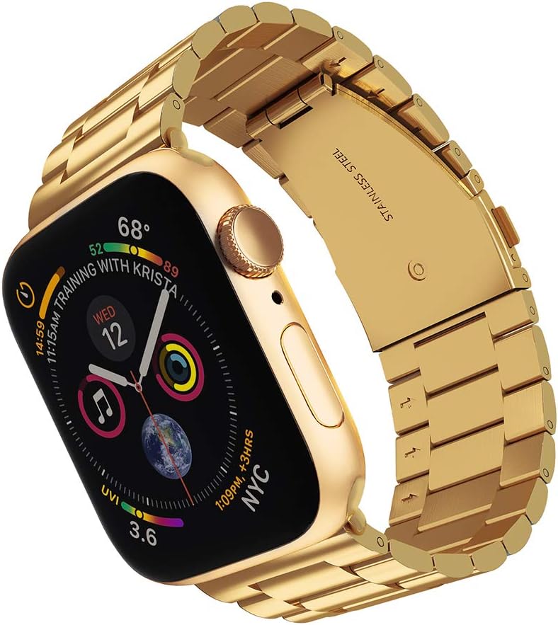 ARTCHE Metal Strap, Special Stainless Steel Band Waterproof Replacement for Appl...