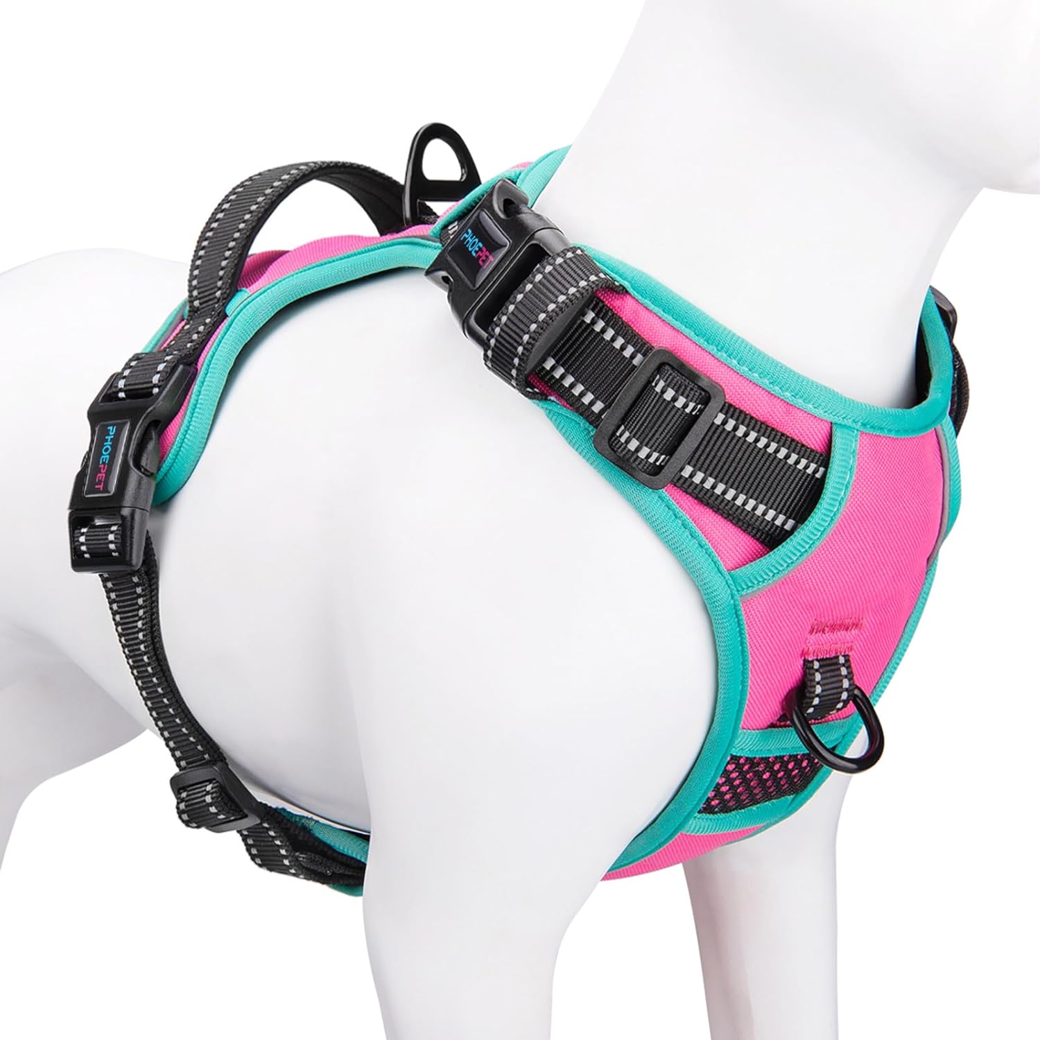 PHOEPET 2019 Upgraded Dog Harness, Special No Pull Dog Vest, Innovative Reflecti...