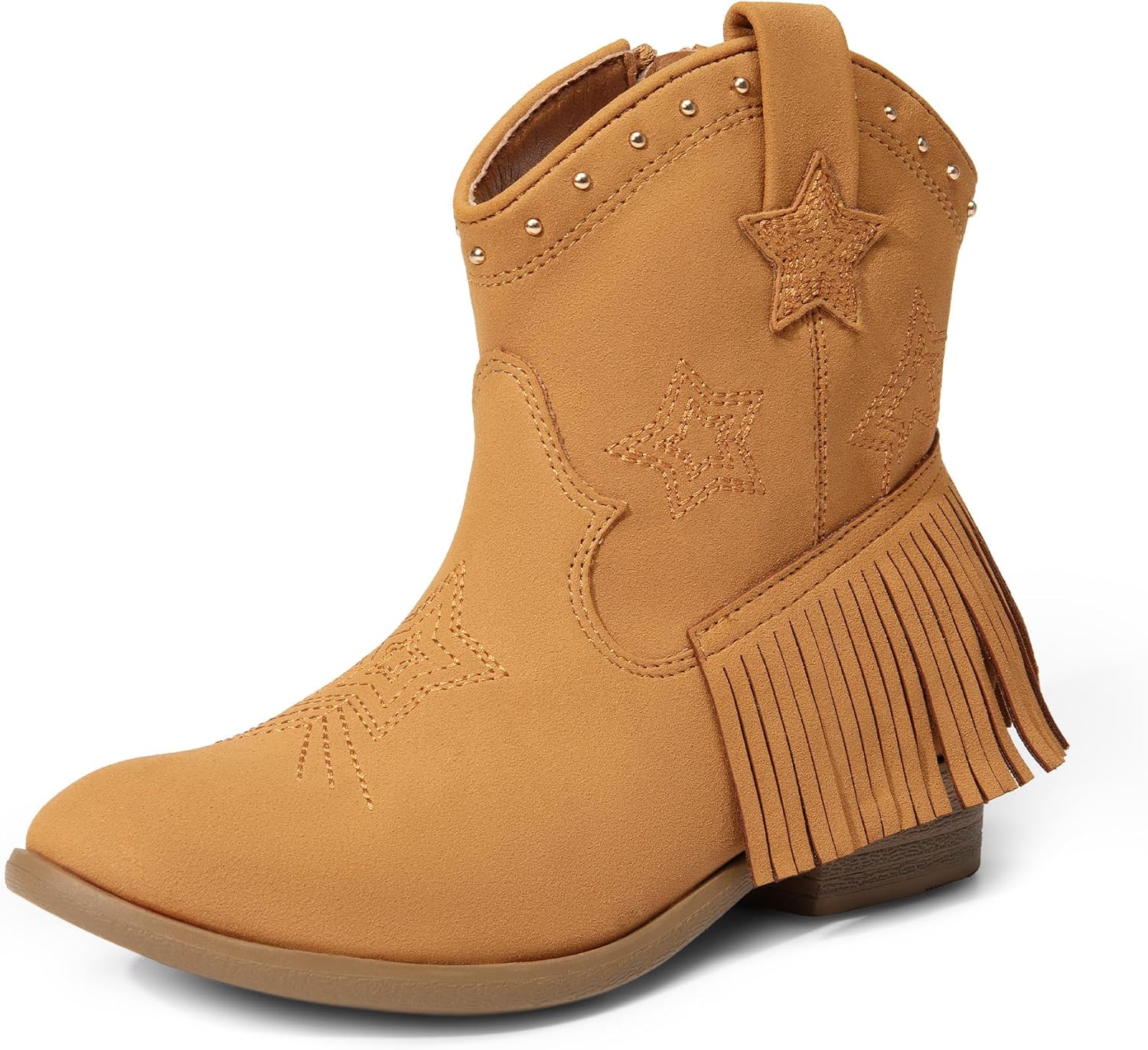 DREAM PAIRS Cowgirl Boots, Special Cowboy Ankle Western Riding Shoes with Tassel...