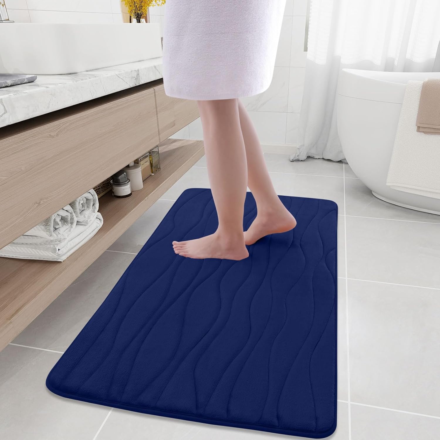 Buganda Memory Foam Bathroom Rug Mat, Extra Soft and Absorbent Bath Mat for Bath...
