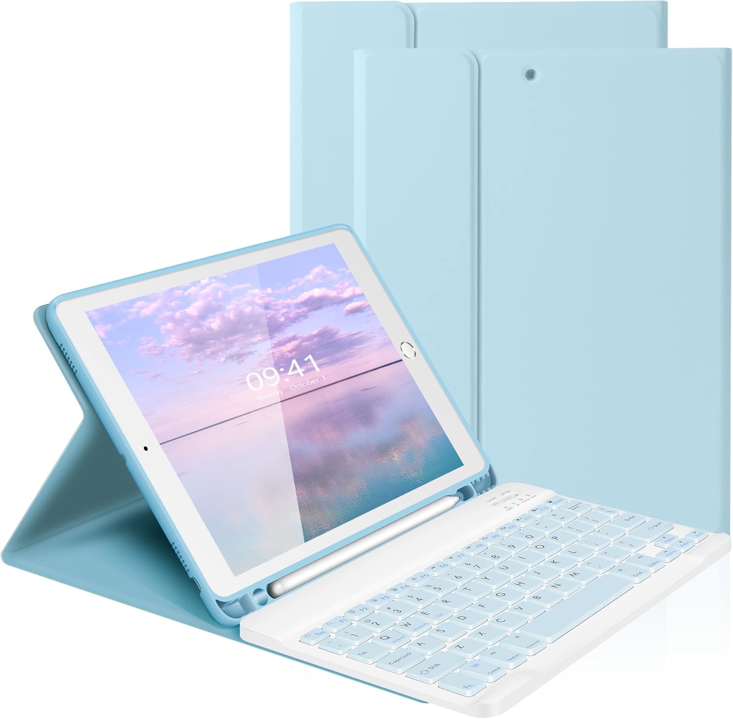 LAMA 10.2&10.5 Inch iPad Keyboard Case, Wireless Keyboard for 10.2&10.5 inch iPa...