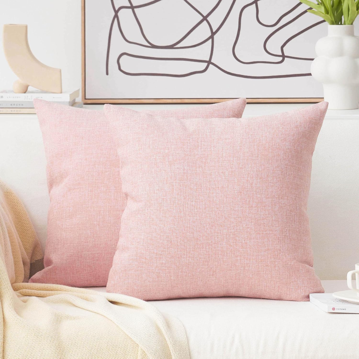 Home Brilliant Pillow Covers, Special Decorative Throw Pillows Linen, Innovative...